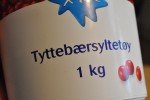 Småkager med syltetøj - julemandens knapper
