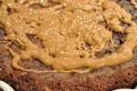 Chokoladekage med marcipan og nougat - nem