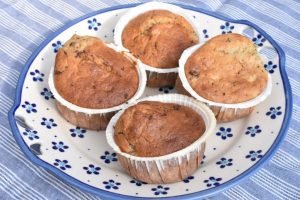 Nemme bananmuffins - banan chokolade muffins