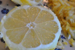 Citronmåne med marcipan citronkage opskrift