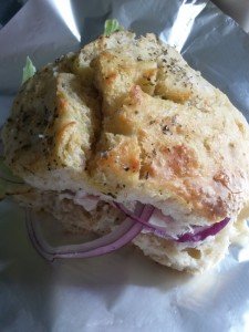 Sandwichbrød - koldhævede foccacia boller