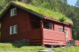 Sommerglimt fra fjeldhytten i Norge