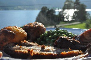 Sommerglimt fra fjeldhytten i Norge