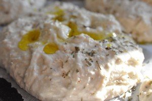 Sandwichbrød - koldhævede foccacia boller