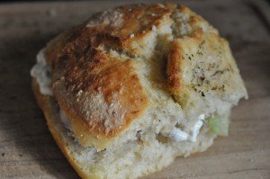 Sandwichbrød - koldhævede foccacia boller