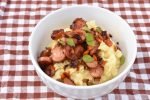 Brændende kærlighed med pølser & kartoffelmos