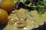 Champignonsovs med Portobello svampe