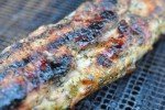 Sennepsmarineret svinemørbrad på grill