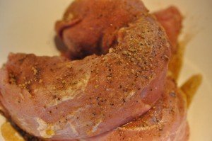 Grillet svinemørbrad med grillede kartofler