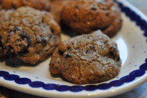 Lækre sprøde cookies med peanutbutter Oreos