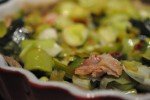 Porretærte opskrift med bacon - grov tærte