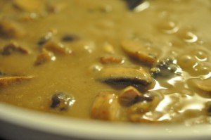 Svampesauce - sovs med portobello svampe