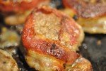 Hakkebøf i baconsvøb