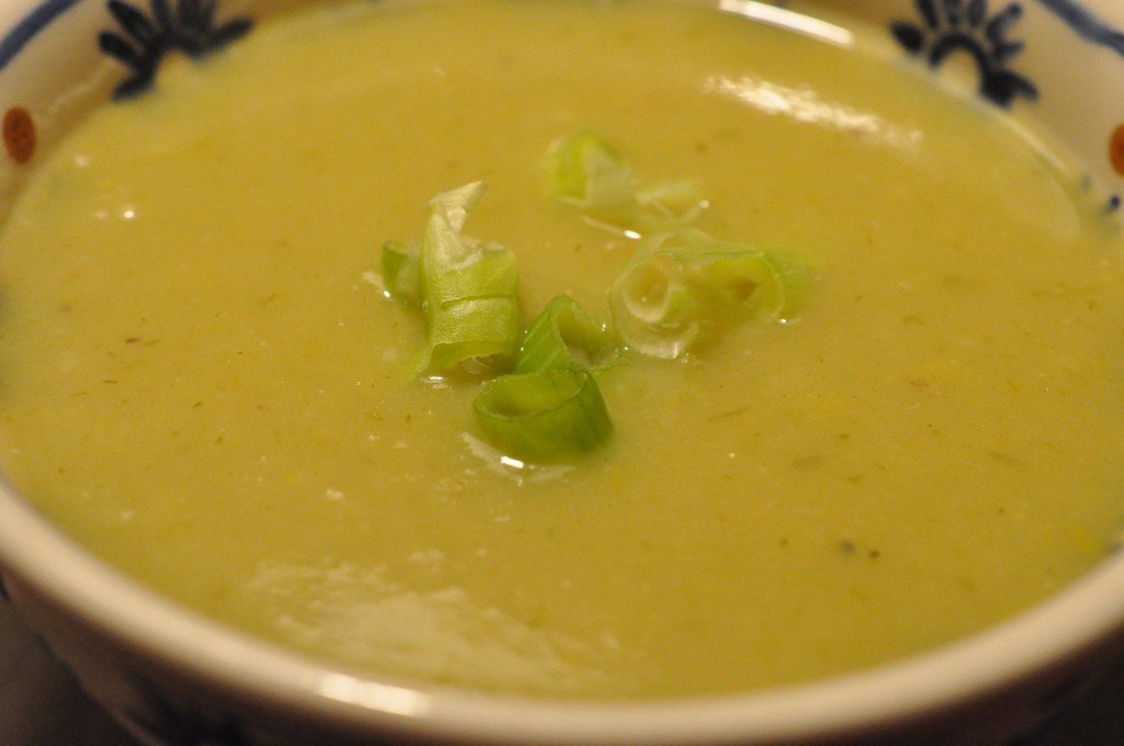 Kartoffel porre suppe - kartoffelsuppe opskrift