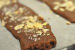 Chokoladesnitter med appelsin og perlesukker