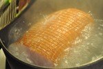 Rissalat med hamburgerryg og oreganodressing