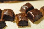 Karameller med lakrids af kondenseret mælk