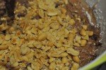 Cookies med peanuts, nougat og Nesquick