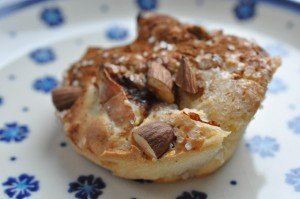 Æblemuffins med marcipan - lækre muffins med æbler