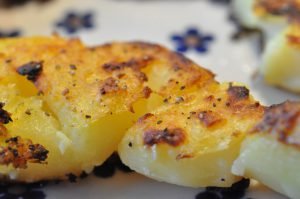 Smashed potatoes - opskrift på knuste kartofler