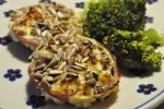 Muffins med æg, skinke, spinat og feta