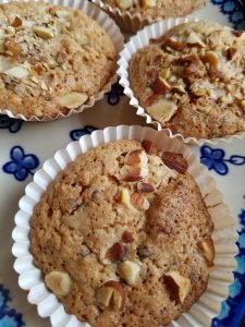 Makronmuffins med chokolade - nem opskrift 