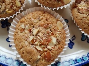 Makronmuffins med chokolade - nem opskrift