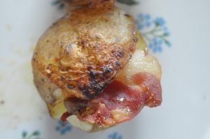Baconkartofler - små kartofler i ovn med bacon