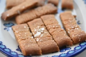 Karamelsnitter med flagesalt - søde, sprøde og lækre