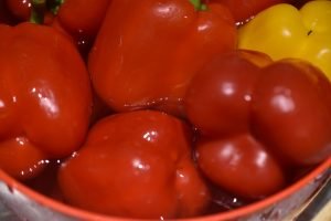 Peperonata opskrift - pasta m. peberfrugtsovs 