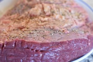 Culottesteg på grill opskrift - grillet okseculotte