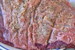 Grillet culotte på gasgrill - krydret, mør og lækker