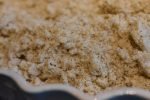 Pærecrumble med ingefær, sirup og vanilje - nem og lækker