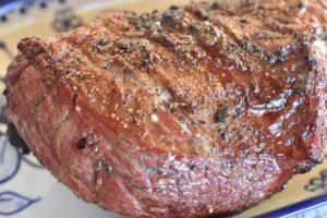 Culottesteg på grill opskrift - grillet okseculotte