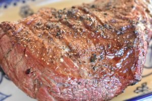 Culottesteg på grill opskrift - grillet okseculotte