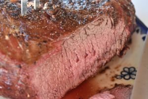 Culottesteg på grill opskrift - grillet okseculotte
