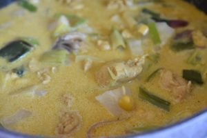 One Pot kylling med ris, karry og kokosmælk
