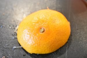 Fedtebrød med bagepulver og appelsin