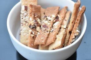 Karamel småkager med Amaretto mandel likør