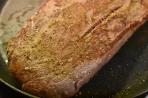 Flanksteak opskrift på pande, i ovn eller på grill