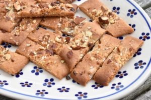 Karamelkager med mandler, chokolade & salt