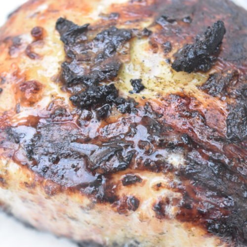 Kamsteg på grill - grillet marineret kamsteg