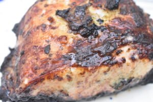 Kamsteg på grill - grillet marineret kamsteg