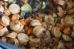 Pastaret med pølser i flødesovs - nem pølsegryde