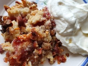 Figner - opskrift på figencrumble - en lækker kage