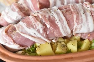 Svinemørbrad med bouillonkartofler i stegeso