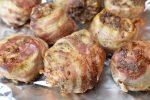 Hakkebøf med bacon – bøffer i baconsvøb