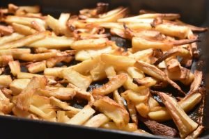 Pastinak fritter - lækre rodfrugt pommes frites