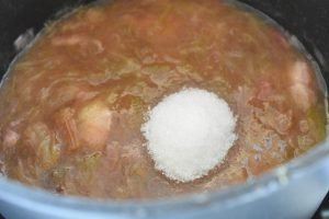 Rabarbergrød - nem opskrift med Maizena 