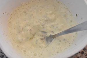Ærtesalat med flødeost - nem hurtig salat